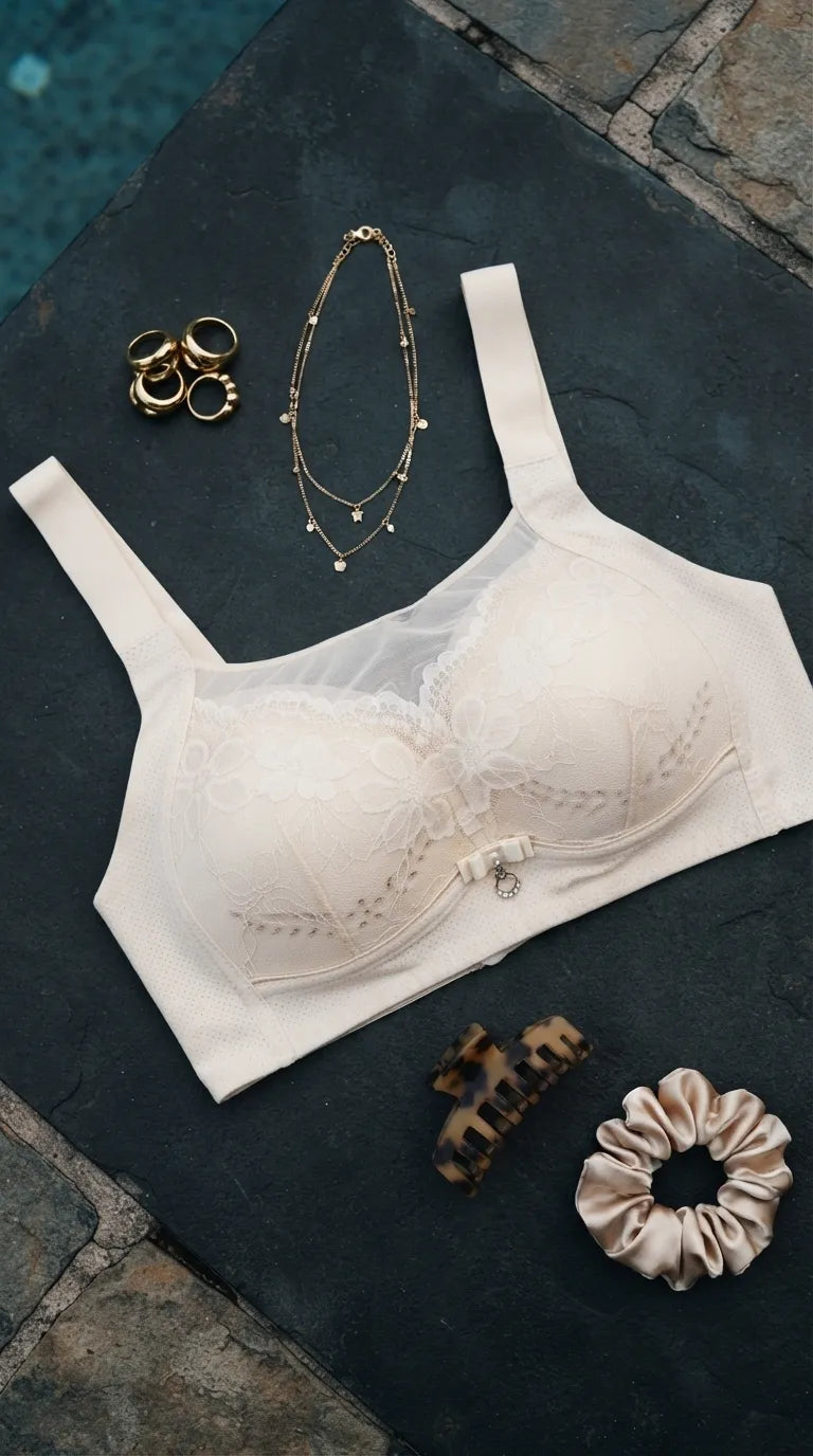 Champagne Padded Bra For Women LB5442