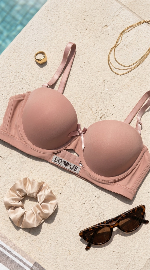 Brown Padded Bra For Women LB5443