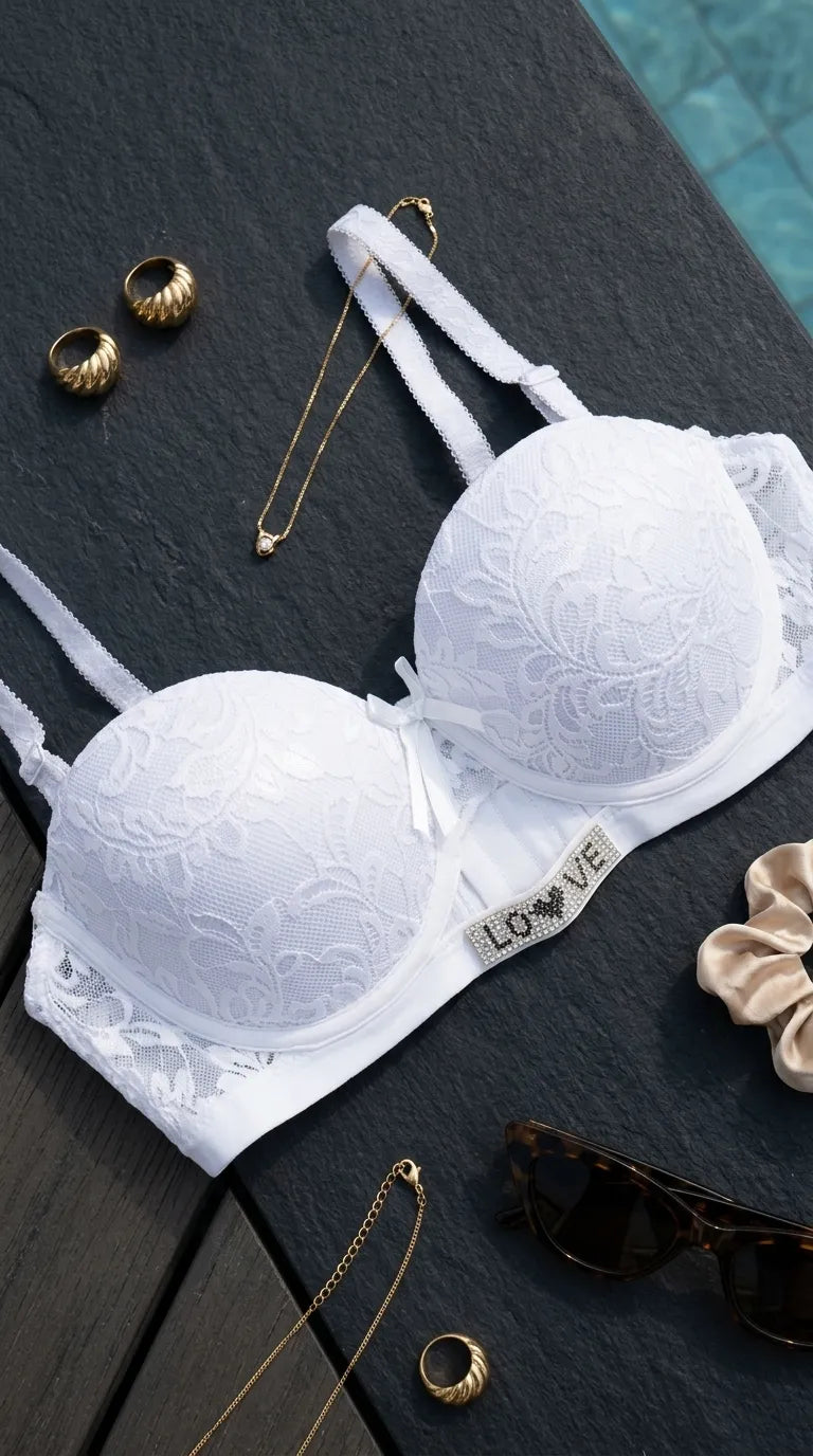 White Padded Bra For Women LB5444