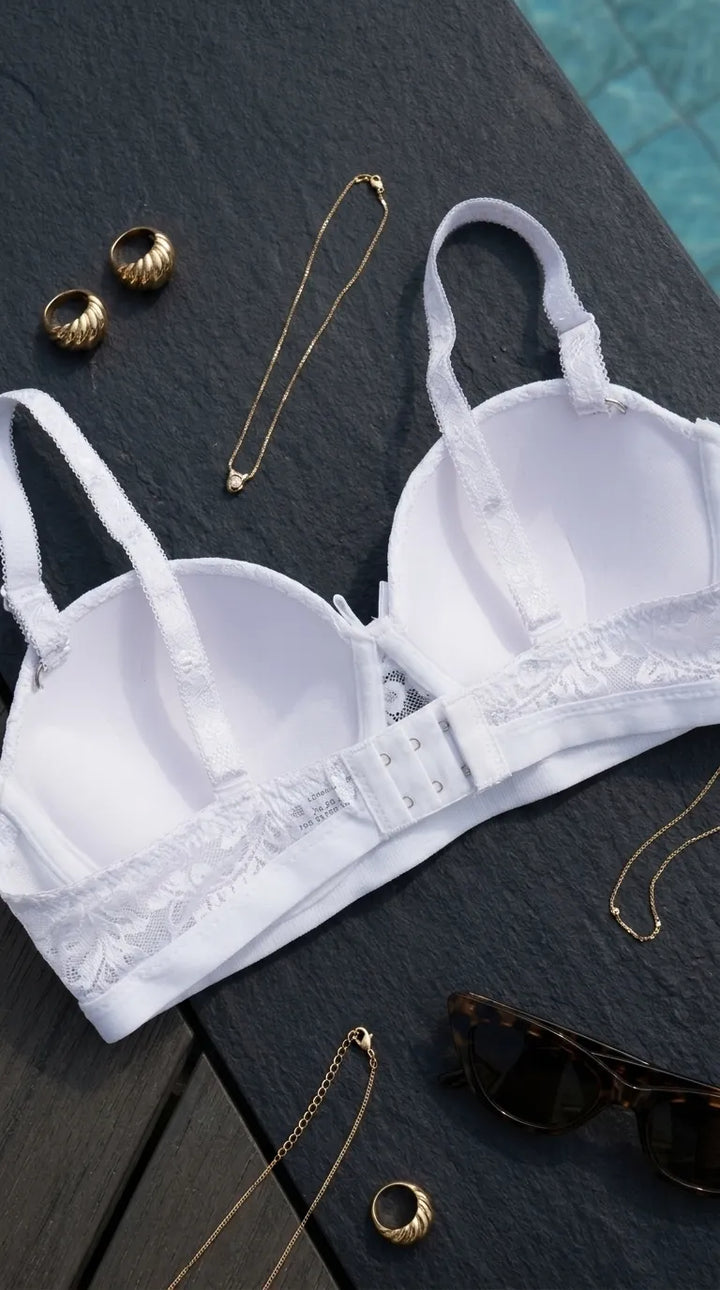 White Padded Bra For Women LB5444