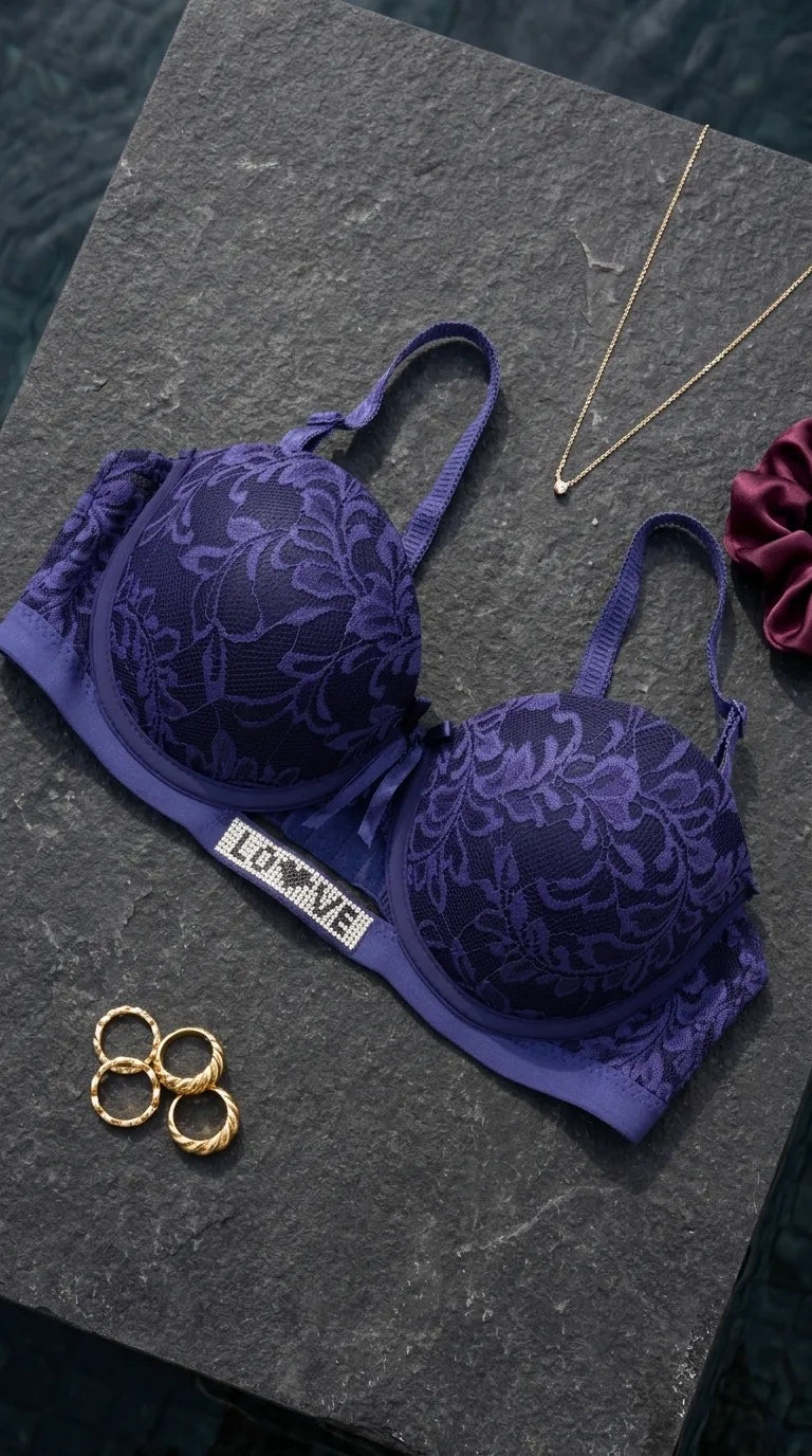 Blue Padded Bra For Women LB5444