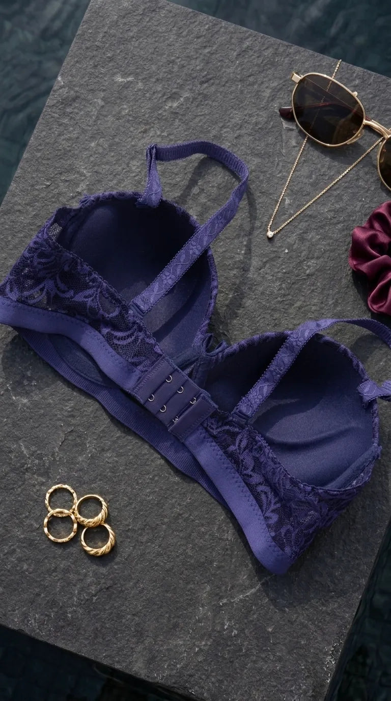Blue Padded Bra For Women LB5444