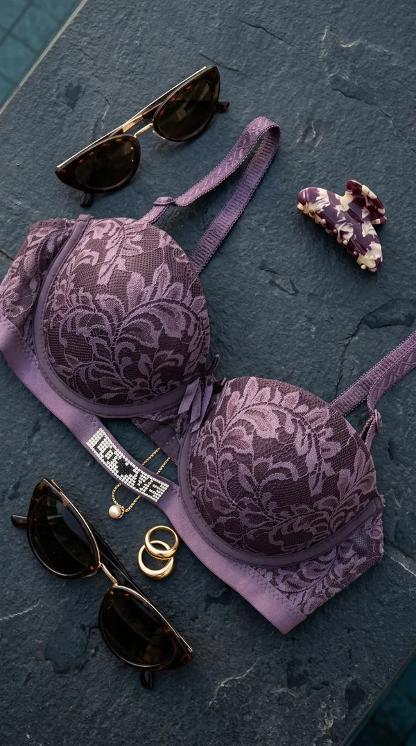 Lilac Padded Bra For Women LB5444
