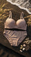 Dk Grey Padded Bra Set For Women LB5447
