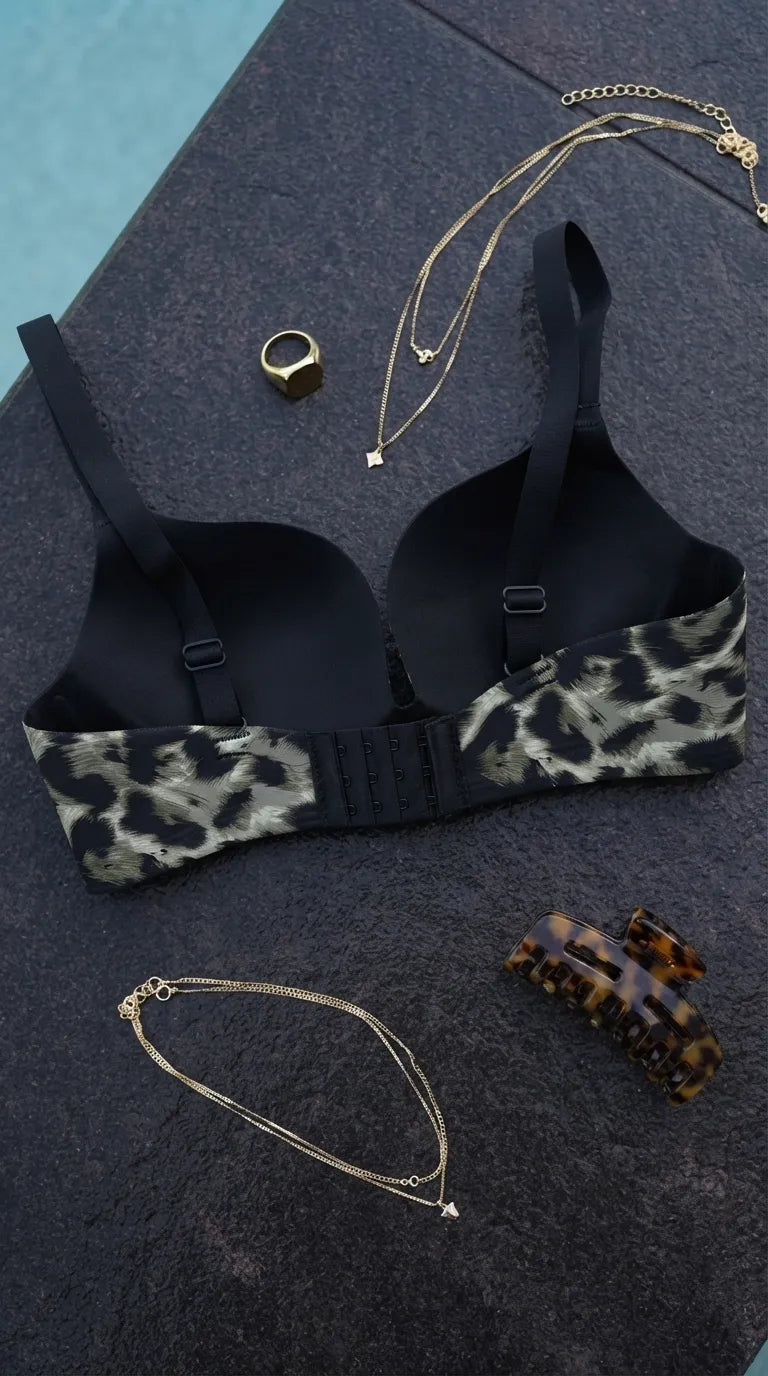 Green Push-Up Bra For Ladies LB5449