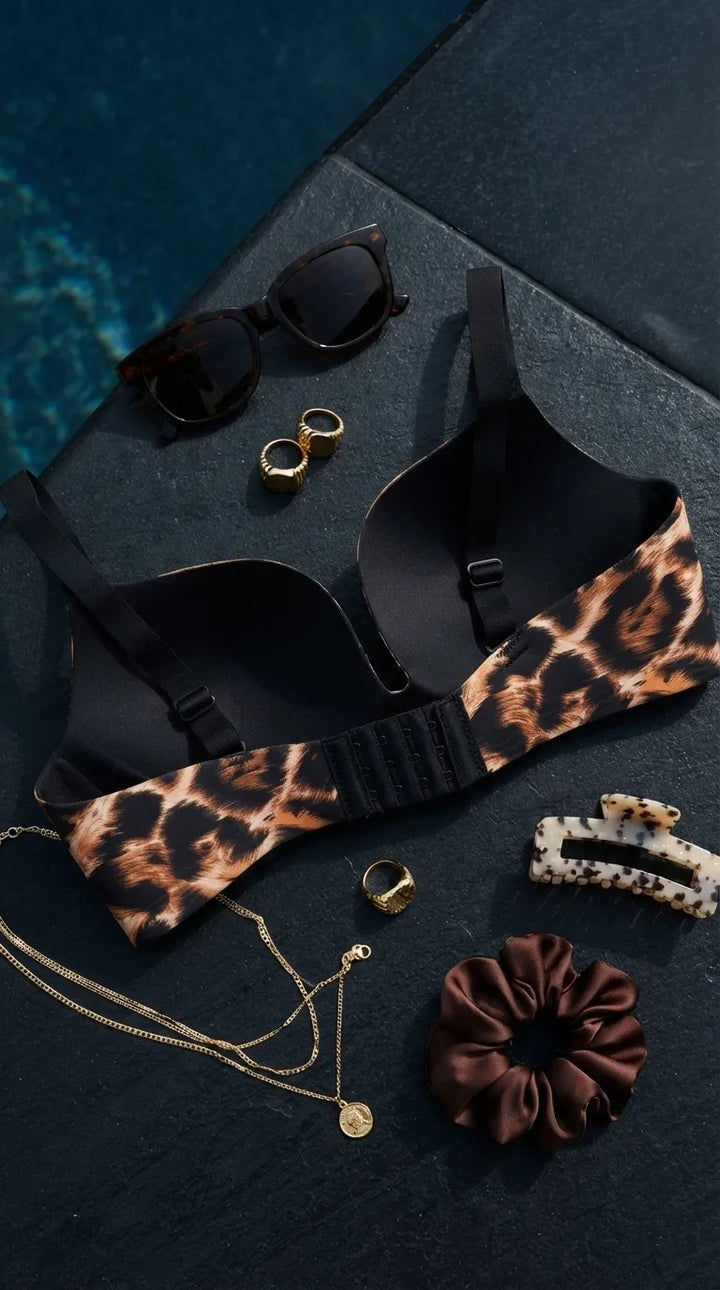 Golden Push-Up Bra For Ladies LB5449