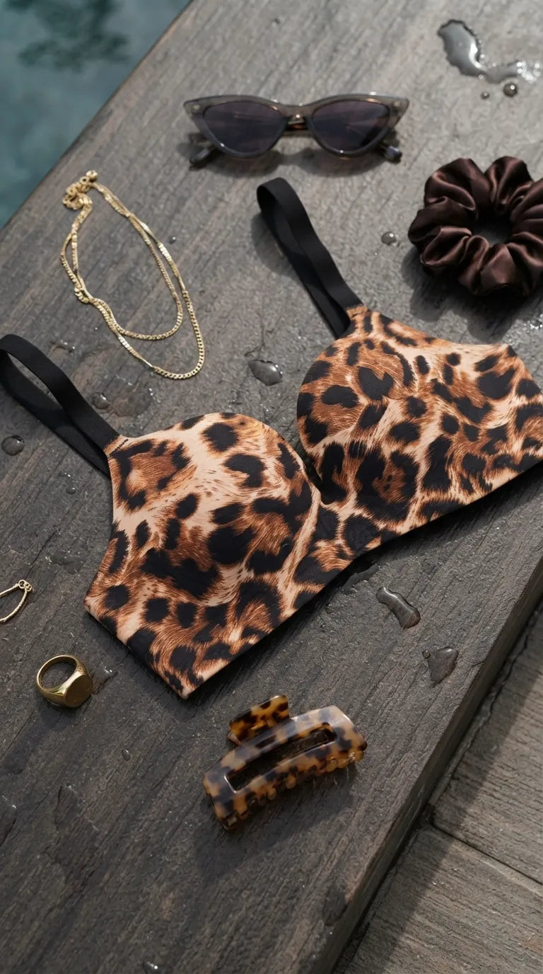 Golden Push-Up Bra For Ladies LB5449