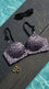 Blk/Blu Push-Up Bra For Women LB5450