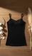 Black Solid Tank Top LC0012