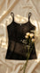 Black Solid Tank Top LC0026