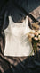 White Solid Tank Top LC003209