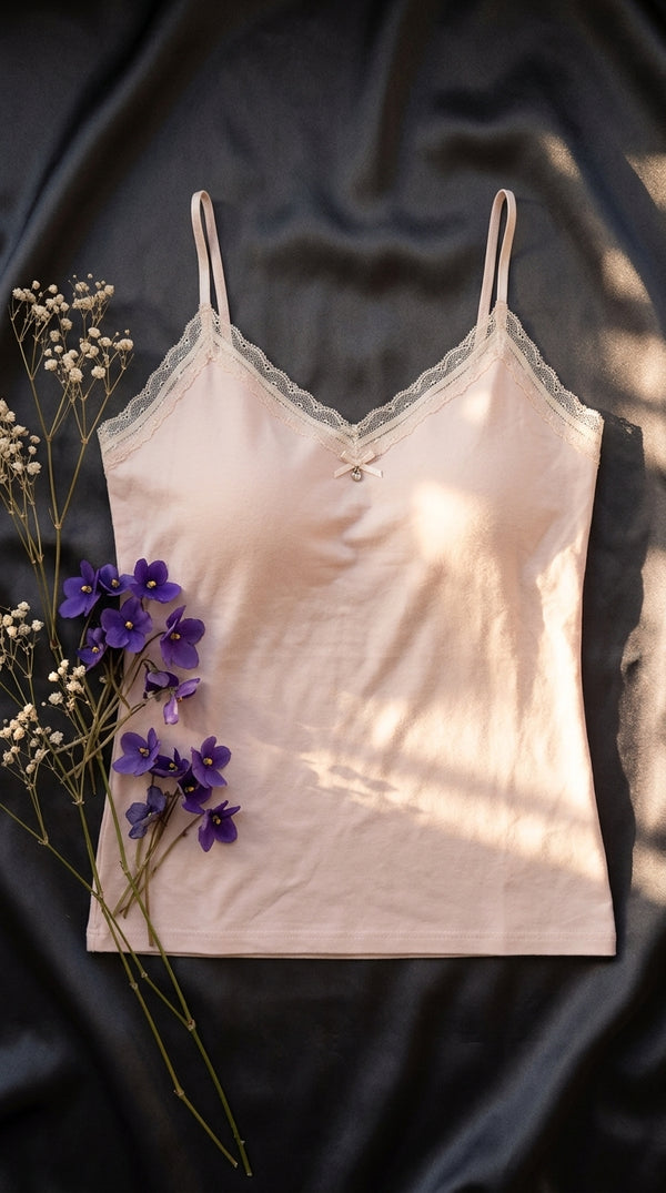 Pink Solid Tank Top LC0039
