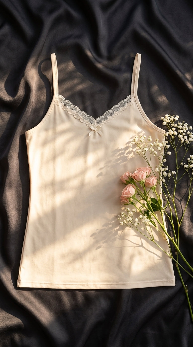 Apricot Solid Tank Top LC0040