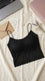Black Solid Tank Top LC0044