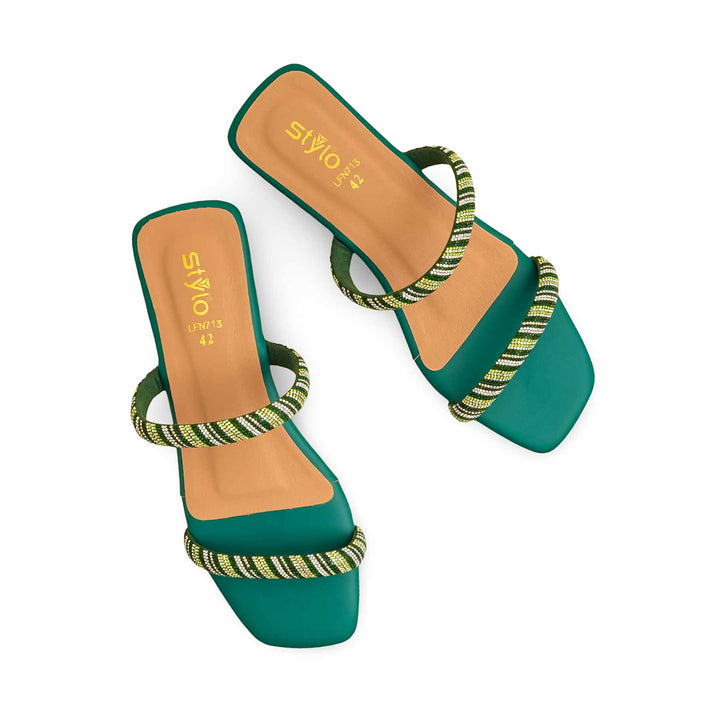 Green Fancy Slipper LFN713