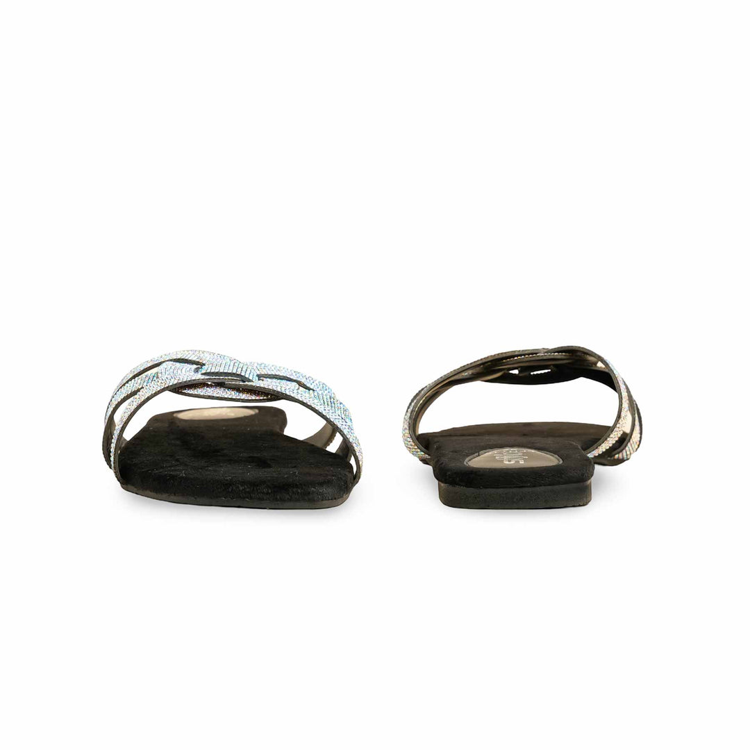 Black Fancy Slipper LFN715