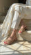 Golden Fancy Slipper For Women LFN720
