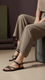 Black Formal Sandal LFR433