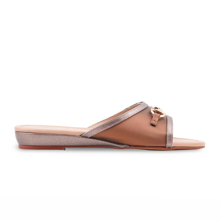 Peach Formal Slipper For Women LFR728