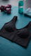 Black Sports Bra For Ladies LG0013