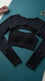 Black Gym Shirt For Ladies LG0023