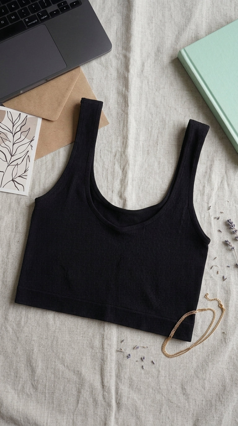 Black Sports Bra For Ladies LG0030