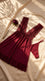 Maroon Short Nighty For Women LN0105