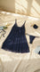 Blue Short Nighty For Women LN0106