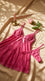 Pink Short Nighty For Women LN0111