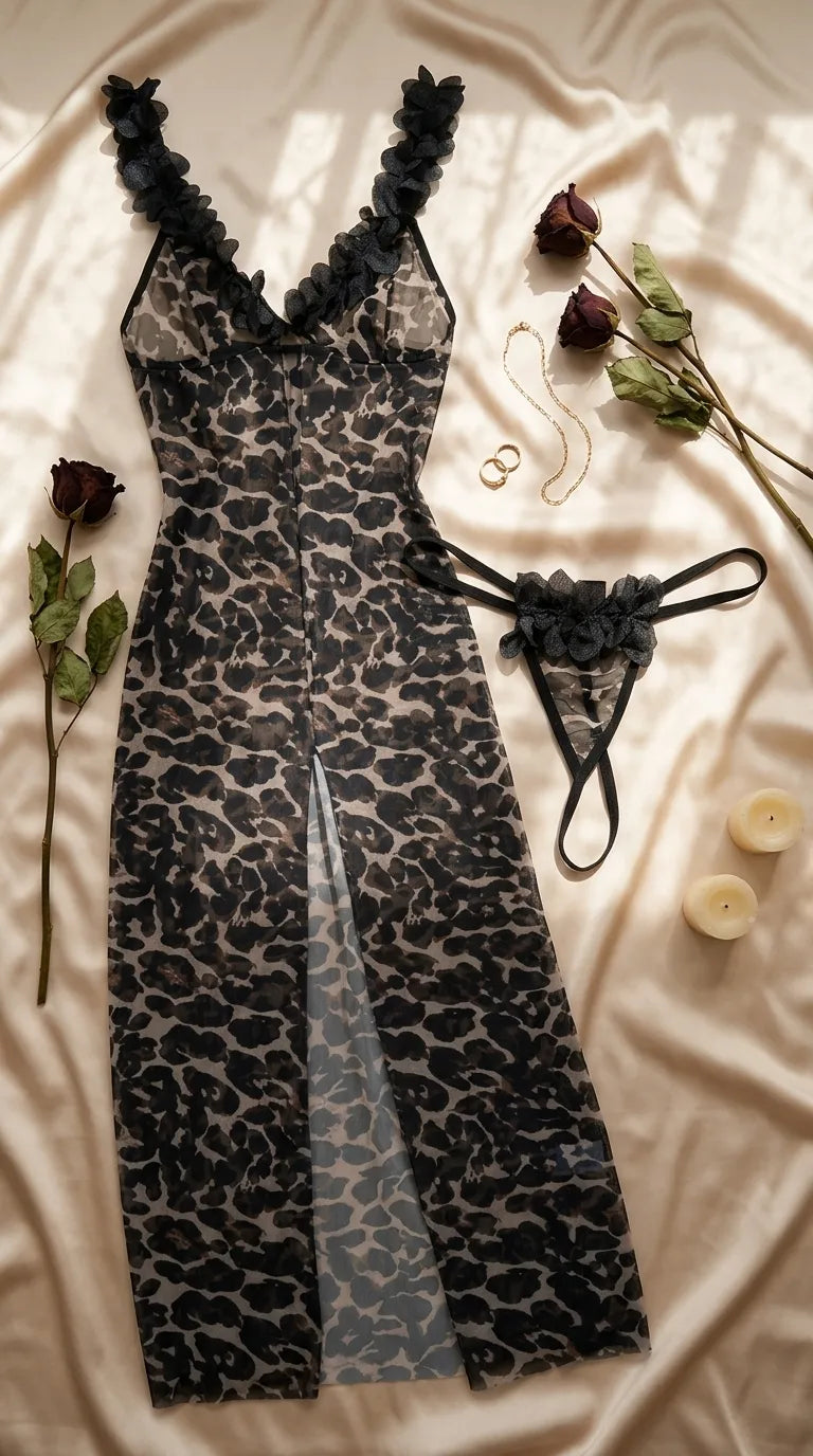 Mustard Long Nighty For Women LN0119