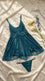 Dark Green Short Nighty For Women LN0126
