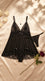 Black Short Nighty For Women LN0127