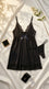 Black Short Nighty For Women LN0129