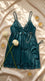 Dark Green Short Nighty For Women LN0129