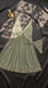 Green Short Nighty For Women LN0130