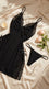 Black Short Nighty For Women LN0131