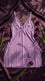 Purple Short Nighty For Women LN0131