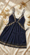 Black Short Nighty For Women LN0132