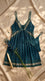 Dark Green Short Nighty For Women LN0132