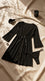Black Short Inner Gown Nighty LN0138