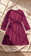 Maroon Short Inner Gown Nighty LN0138