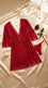 Red Short Nighty For Women LN0142