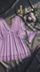 Purple Short Nighty For Women LN0142