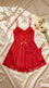 Red Short Nighty For Women LN0143