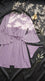 Purple Short Inner Gown Nighty LN0146