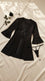 Black Short Inner Gown Nighty LN0148