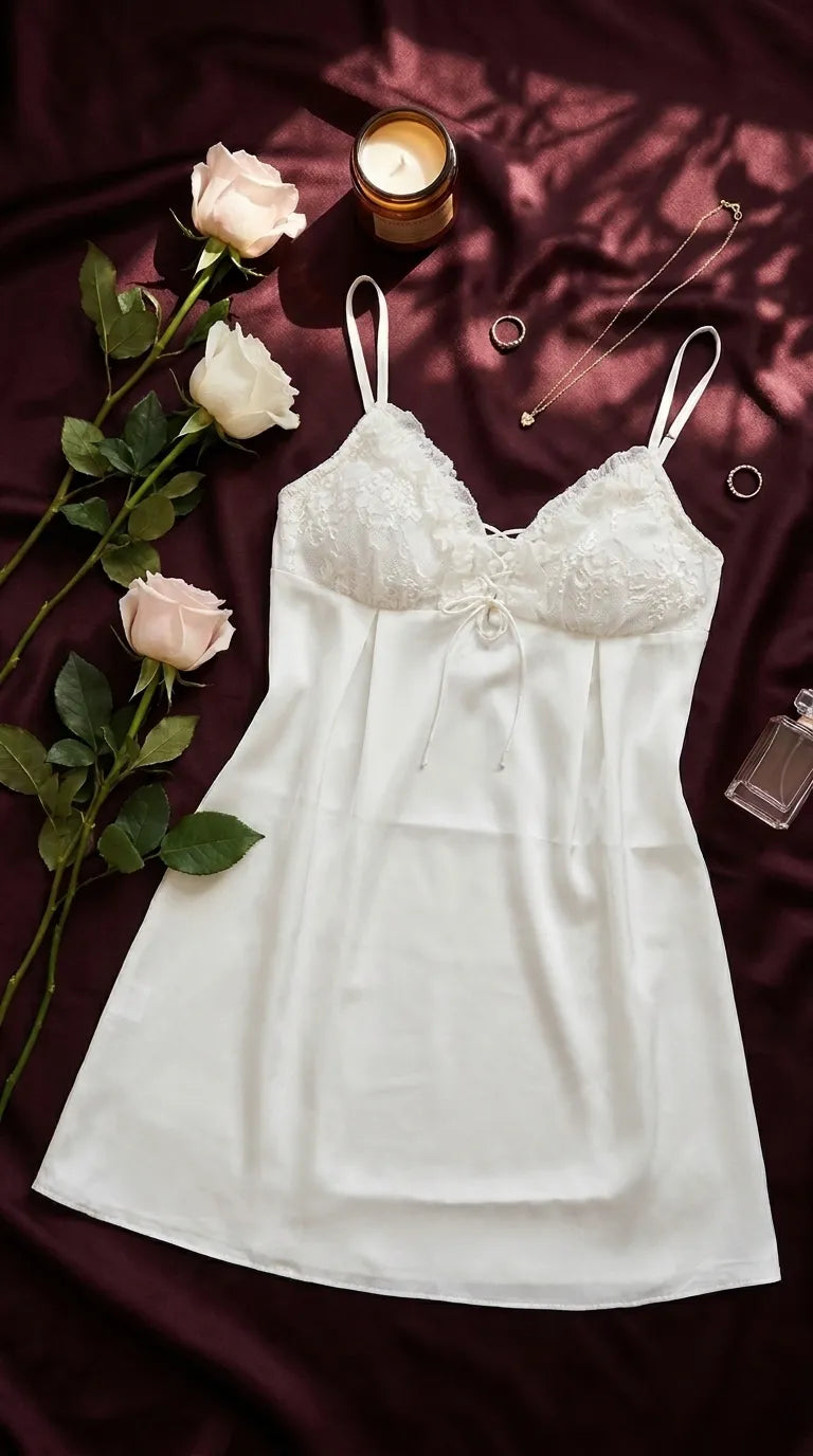 Apricot Short Nighty For Women LN0196
