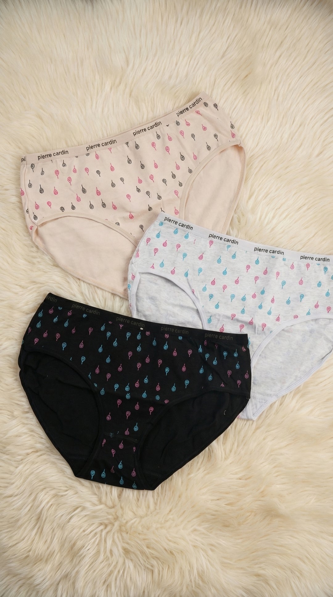Multy Pack Of Three Full Brief Panties LP0021