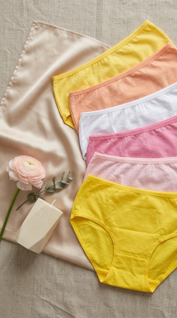 Multy Pack Of Six Full Brief Panties LP0039