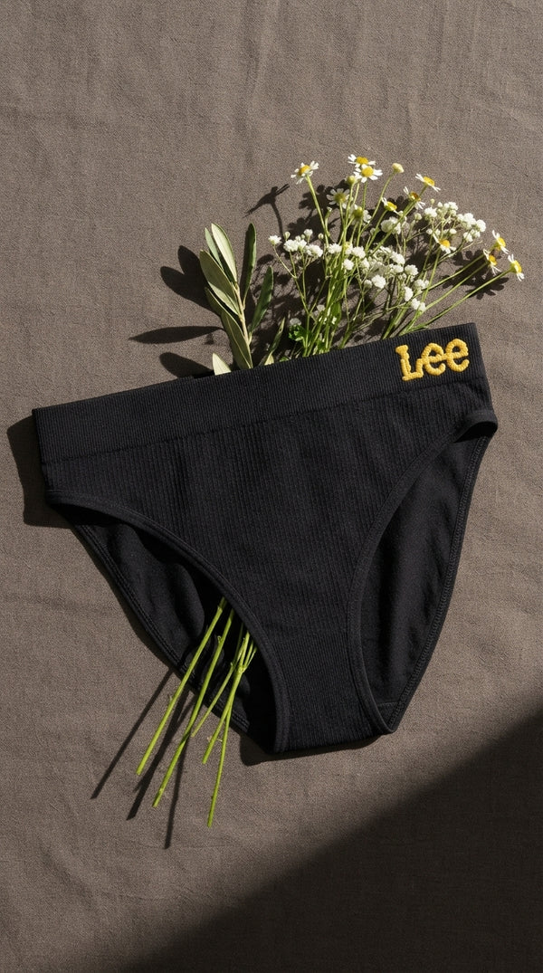 Black Mid Rise Pantie For Women LP5240
